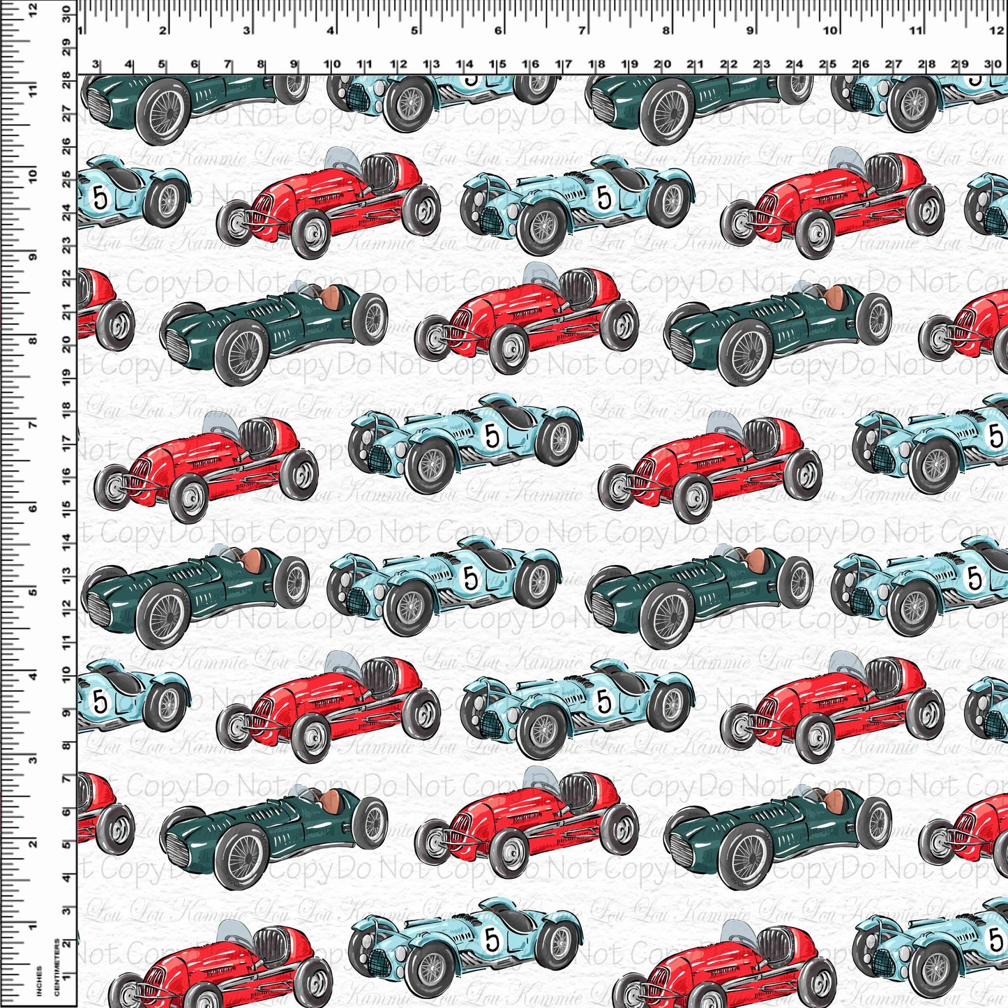 Grease & Gears - Cars on White