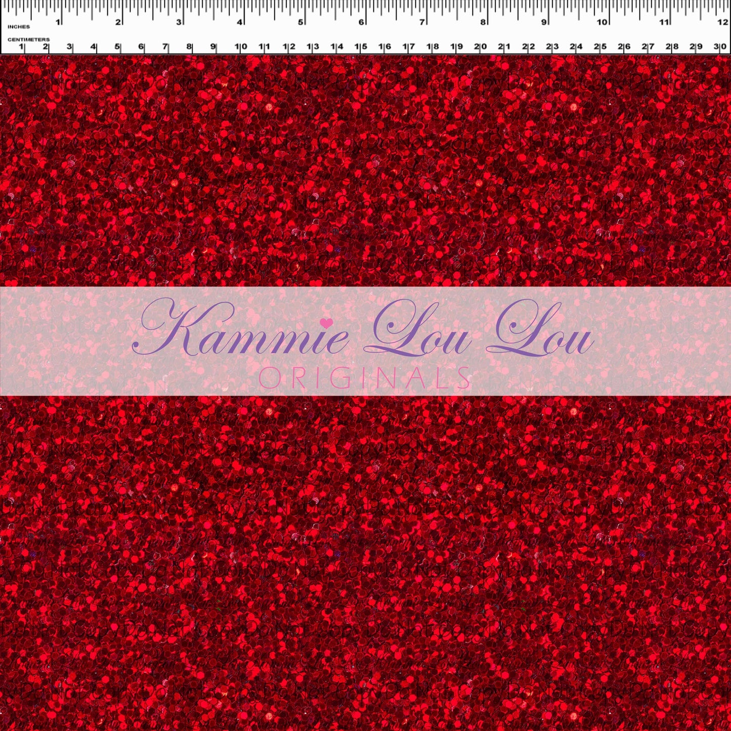 Endless Essentials: Kammieland Glitters - Traditional Crimson