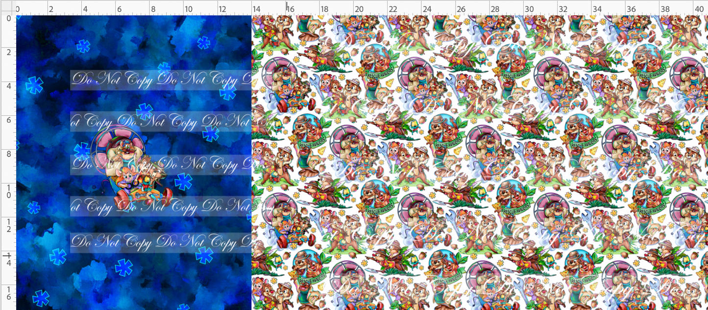 Acorn Adventures - 18 inch Bag Makers Roll - White Main