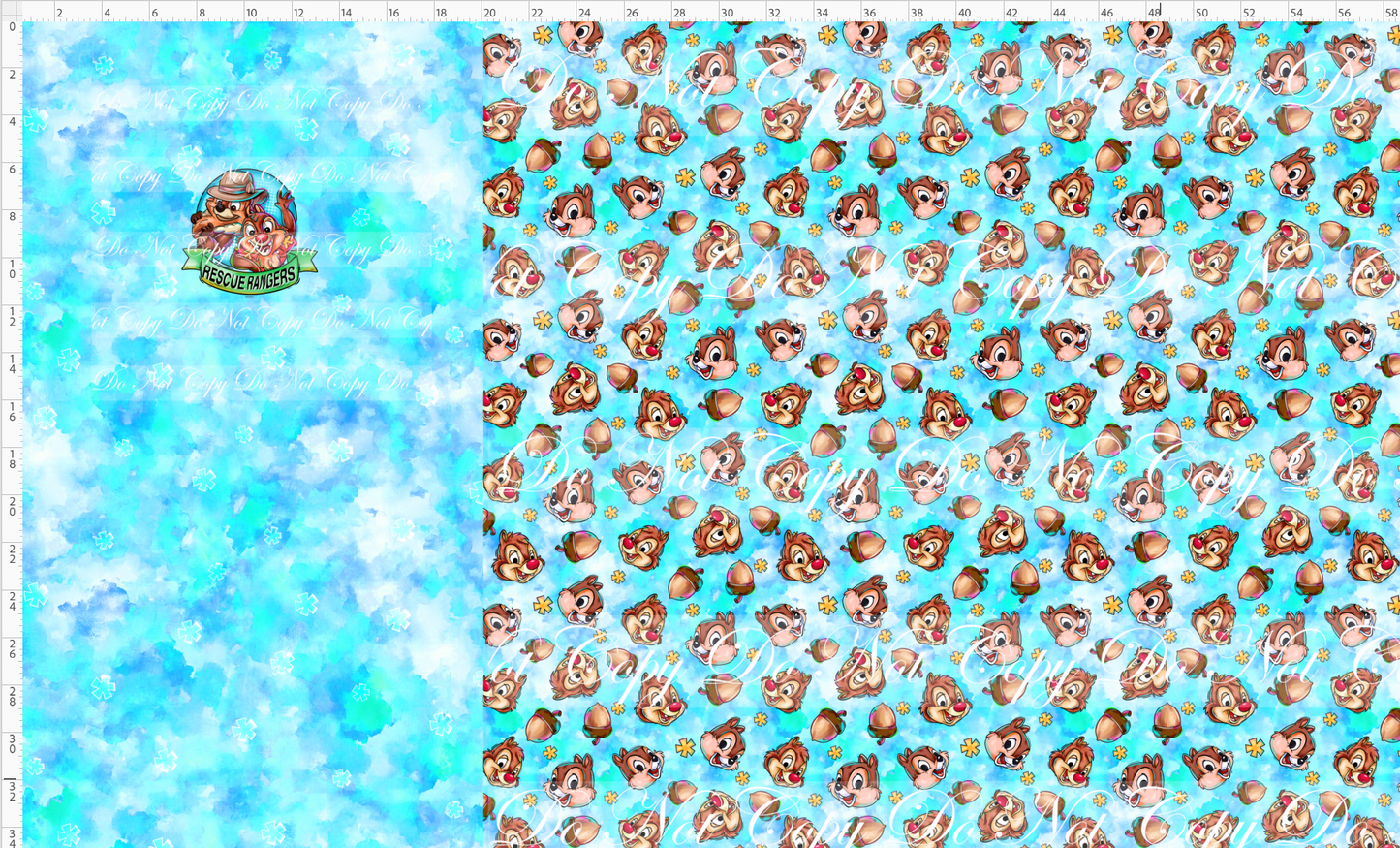 Acorn Adventures - Panel & Coordinate Rapport - CHILD - Aqua