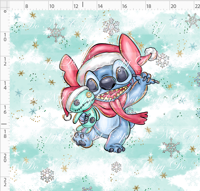 Advent Christmas Collection-panel-blue-blue guy-adult