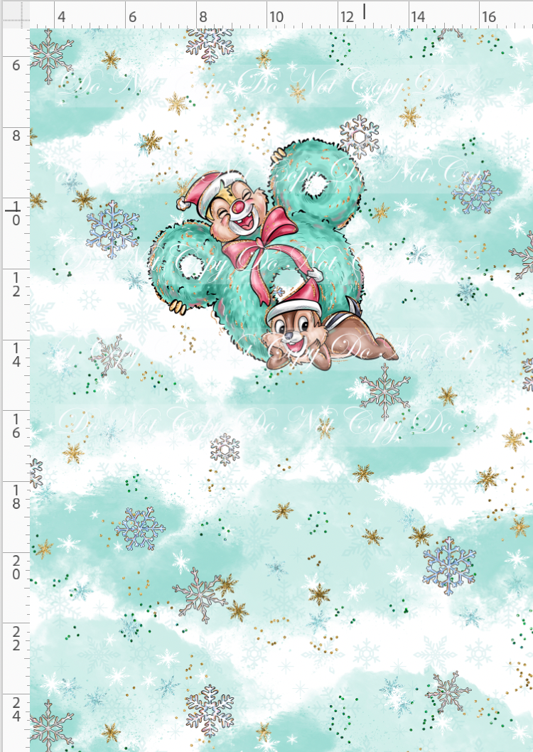 Advent Christmas Collection-panel-blue-chipmunk-child
