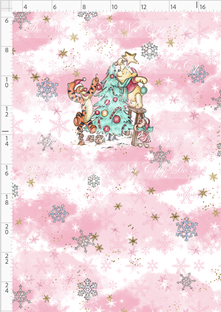 Advent Christmas Collection-panel-pink-bear crew-child