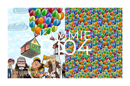 Adventure - Childrens Blanket Panel 58W x 36H