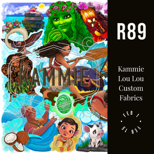 Aloha - Full Size Blanket Panel 58W x 72H