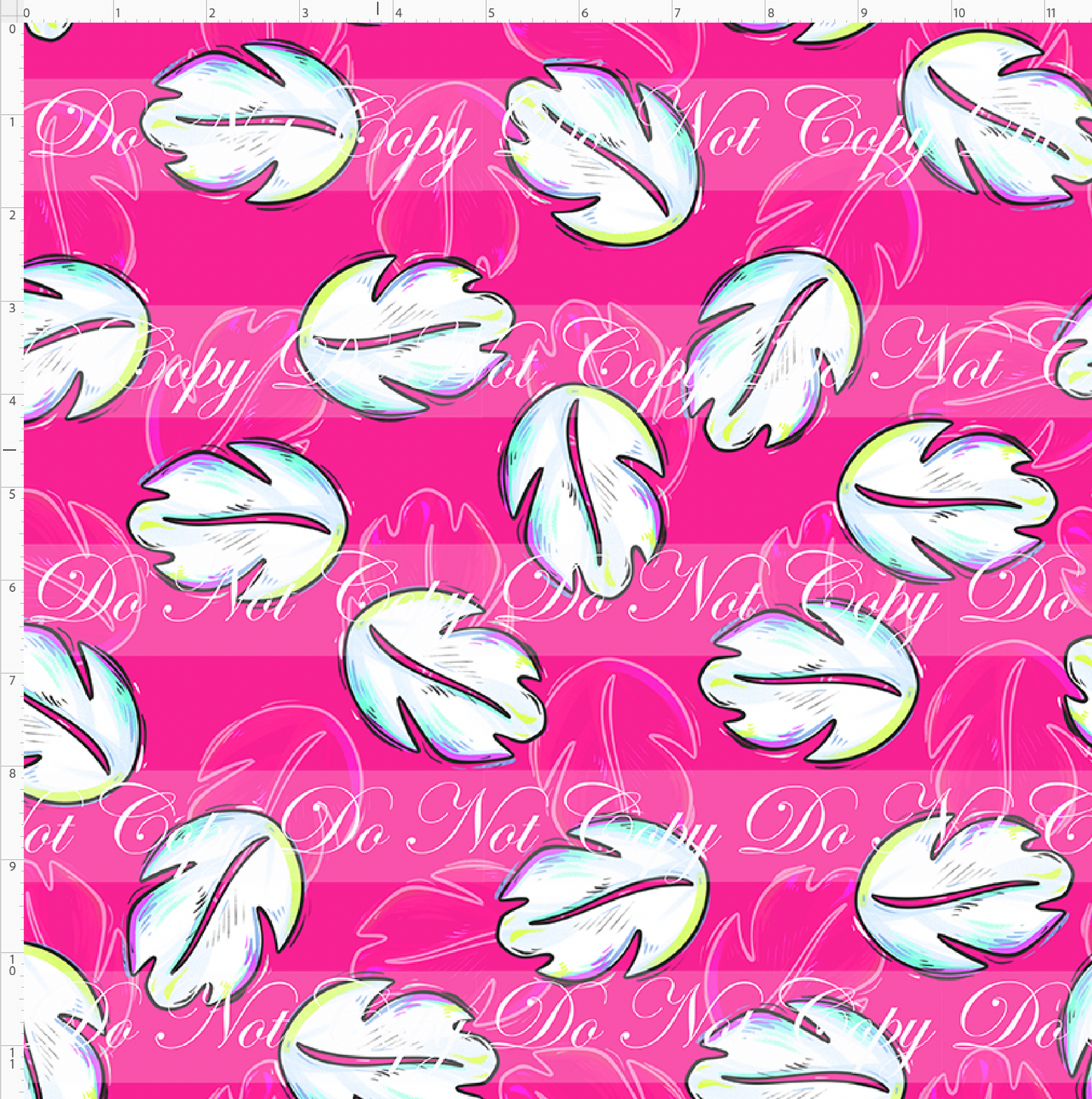 Aloha Adventures-Leaf Coordinate-pink-regular scale