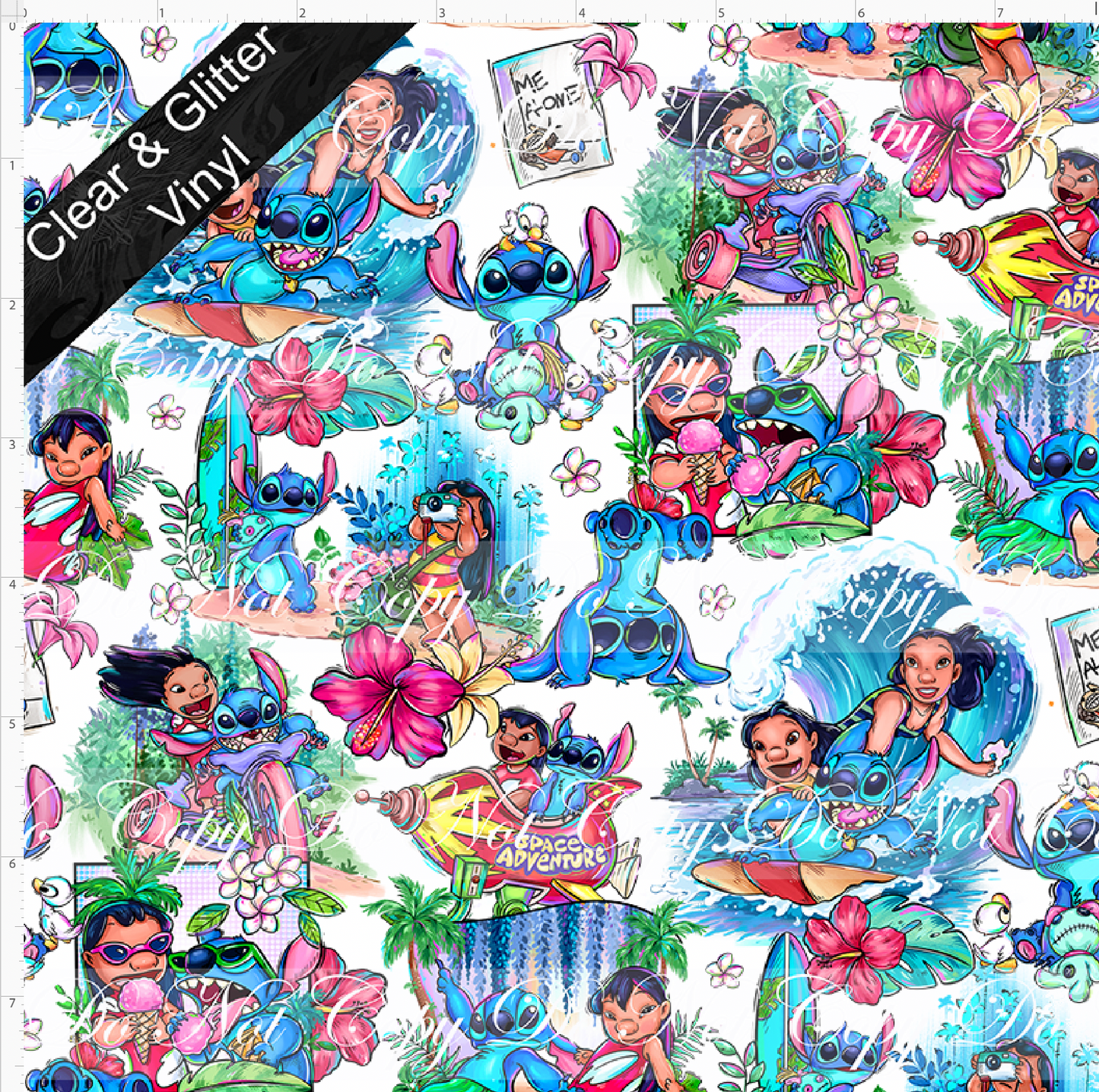 Aloha Adventures-main-Small Scale-CLEAR & GLITTER VINYL
