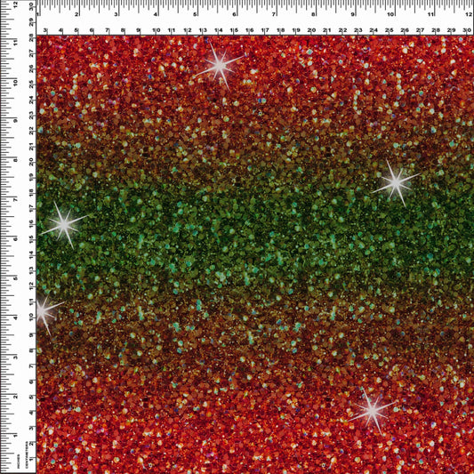 Endless Essentials: Kammieland Glitters - Christmas Red Green Ombre