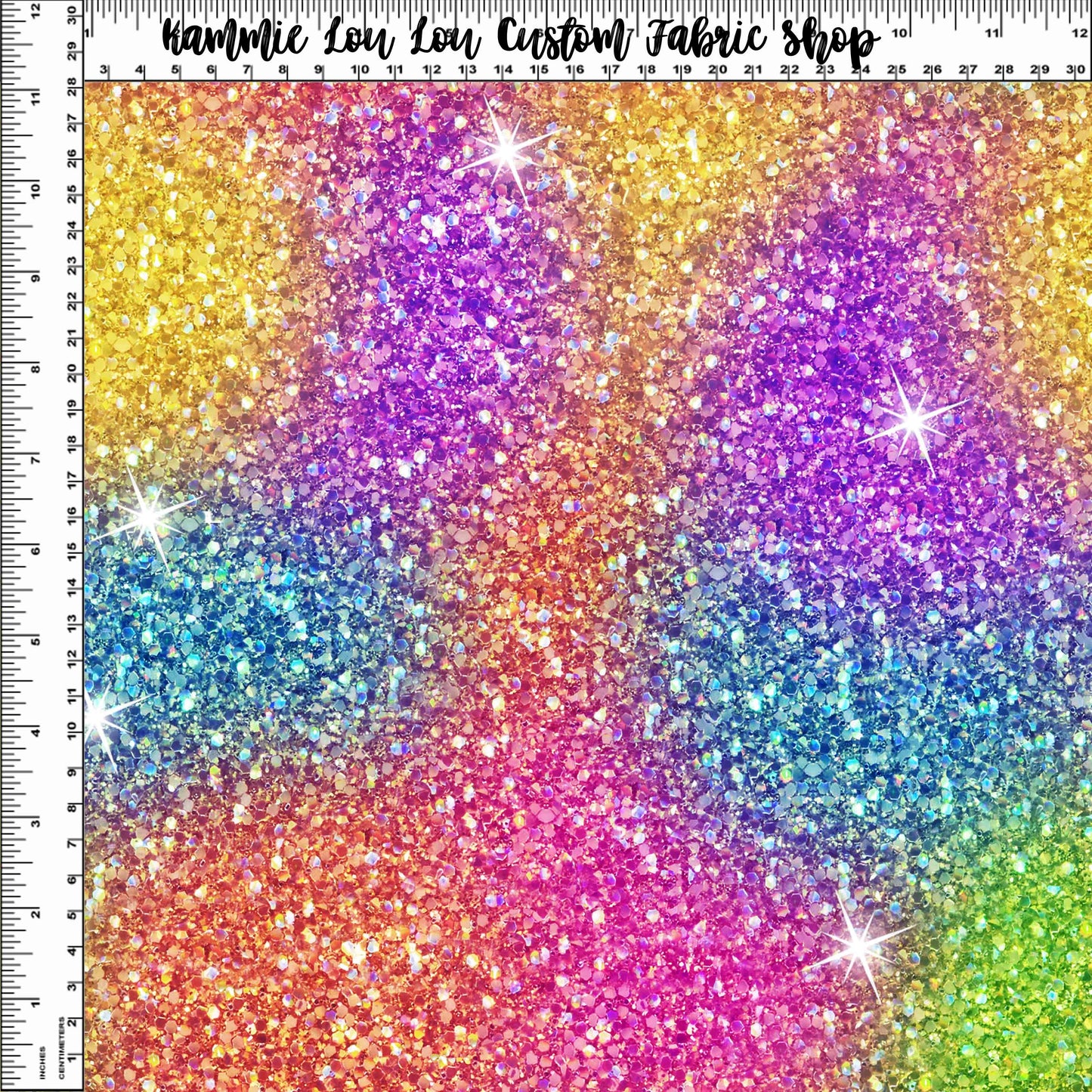 Endless Essentials: Kammieland Glitters - Rainbow Splotch