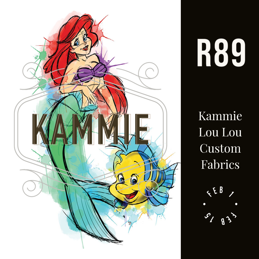 Angel Fish - Full Size Blanket Panel 58W x 72H