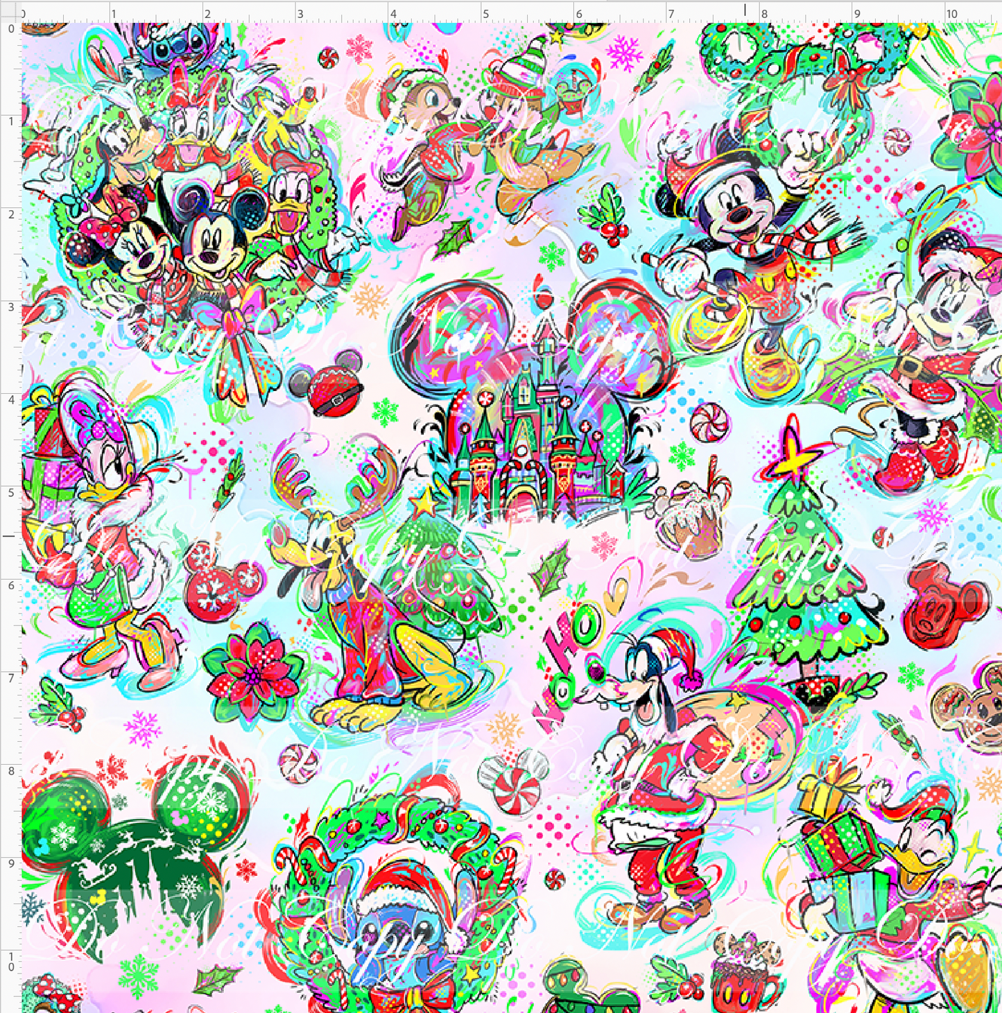 Artistic Christmas Town - Main - Regular Scale