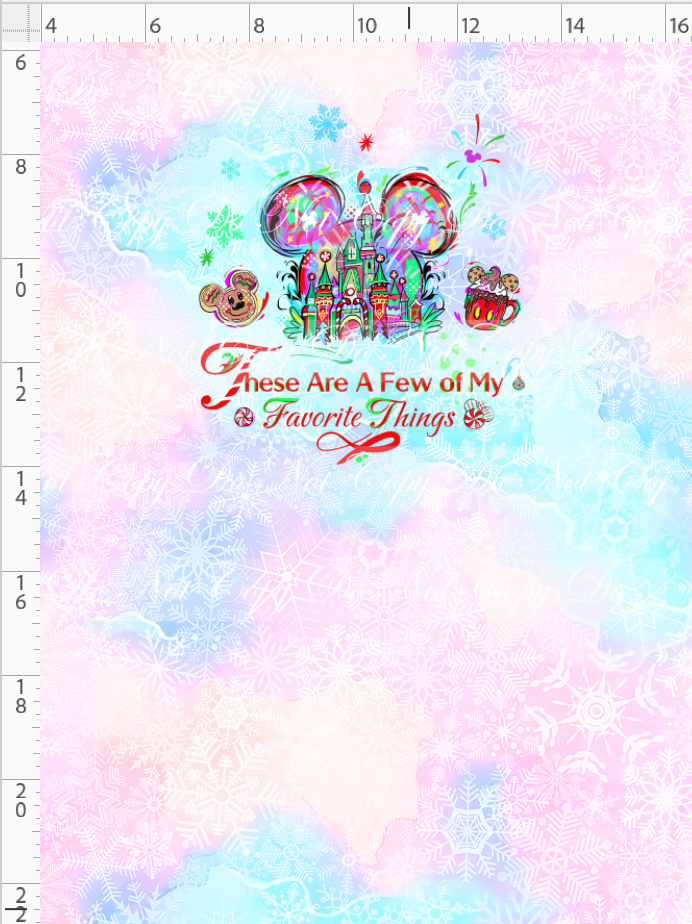 Artistic Christmas Town - Panel - Favorite Things - child