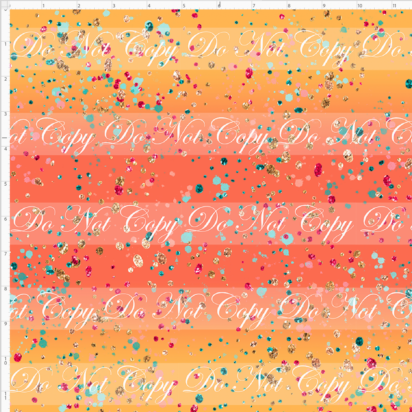 Be Brave - Orange Ombre
