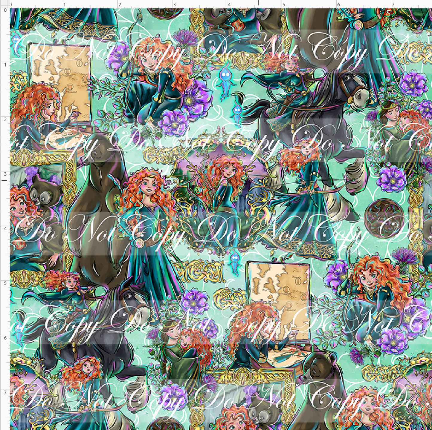 Brave at Heart - Main - sea foam - SMALL SCALE