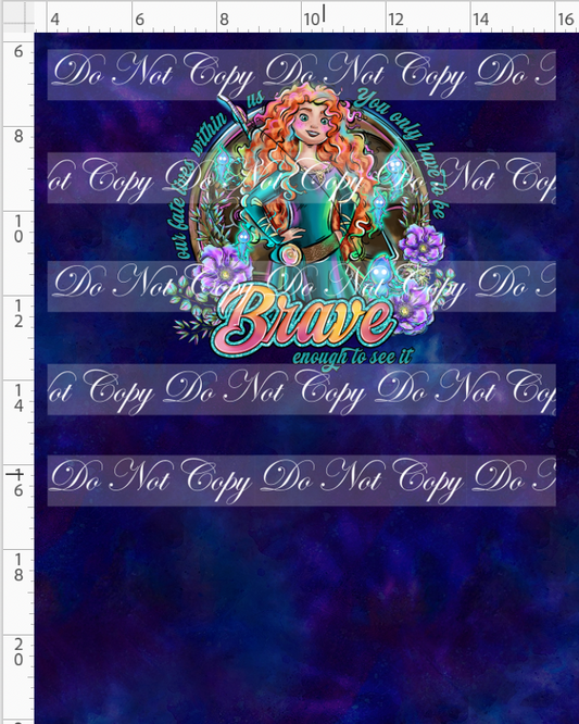 Brave at Heart - panel - navy - Words - CHILD