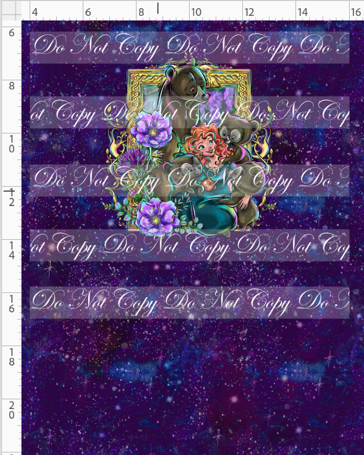 Brave at Heart - panel - purple - Frame - CHILD