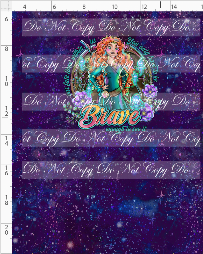 Brave at Heart - panel - purple - words - CHILD
