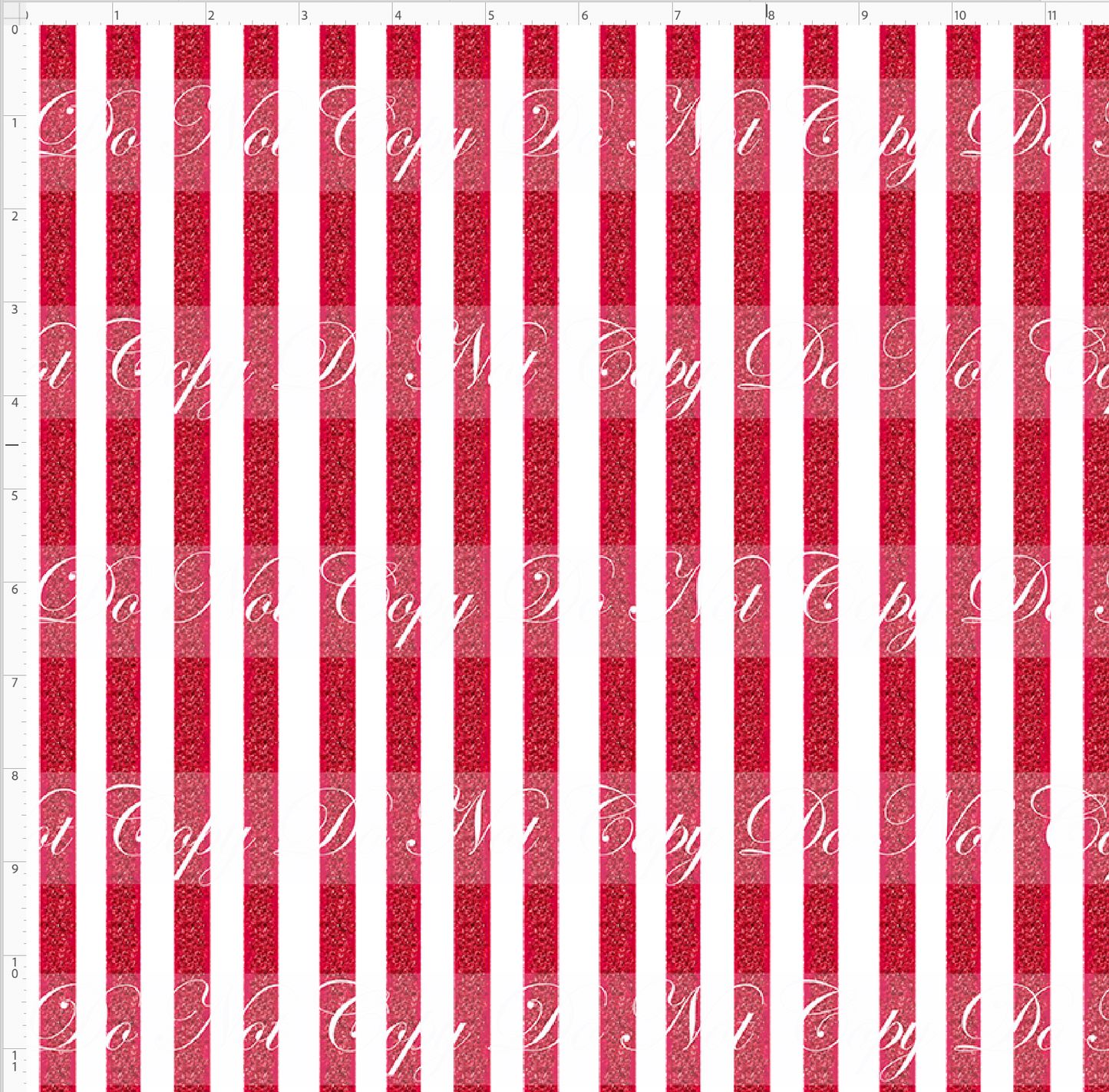 Cherry Tree Lane - Red Glitter Stripes