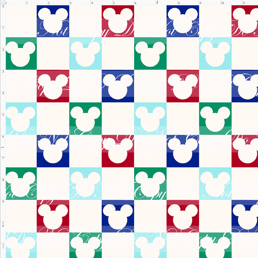 Christmas Cruise - Mouse checker - REGULAR SCALE