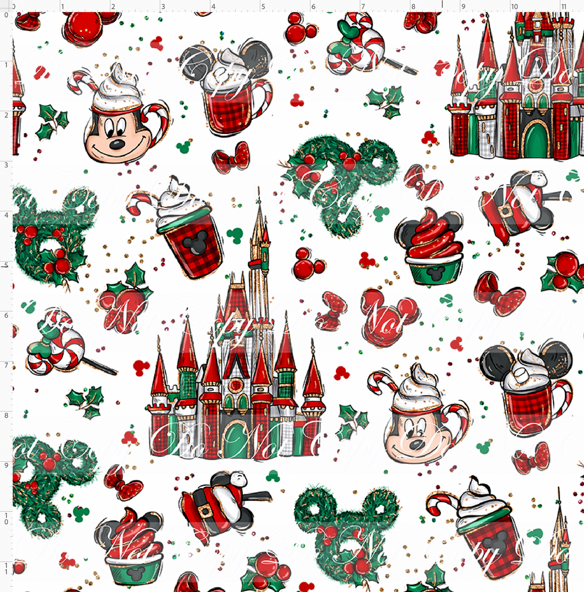 Christmas Mouse Classic - elements - regular scale