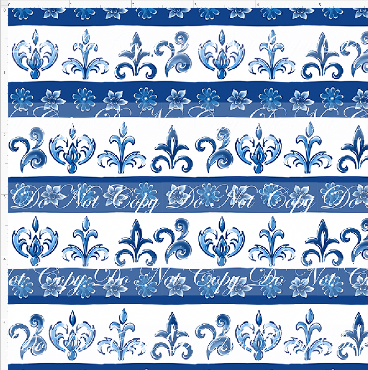 Citrus Sol - Blue rows - Small Scale