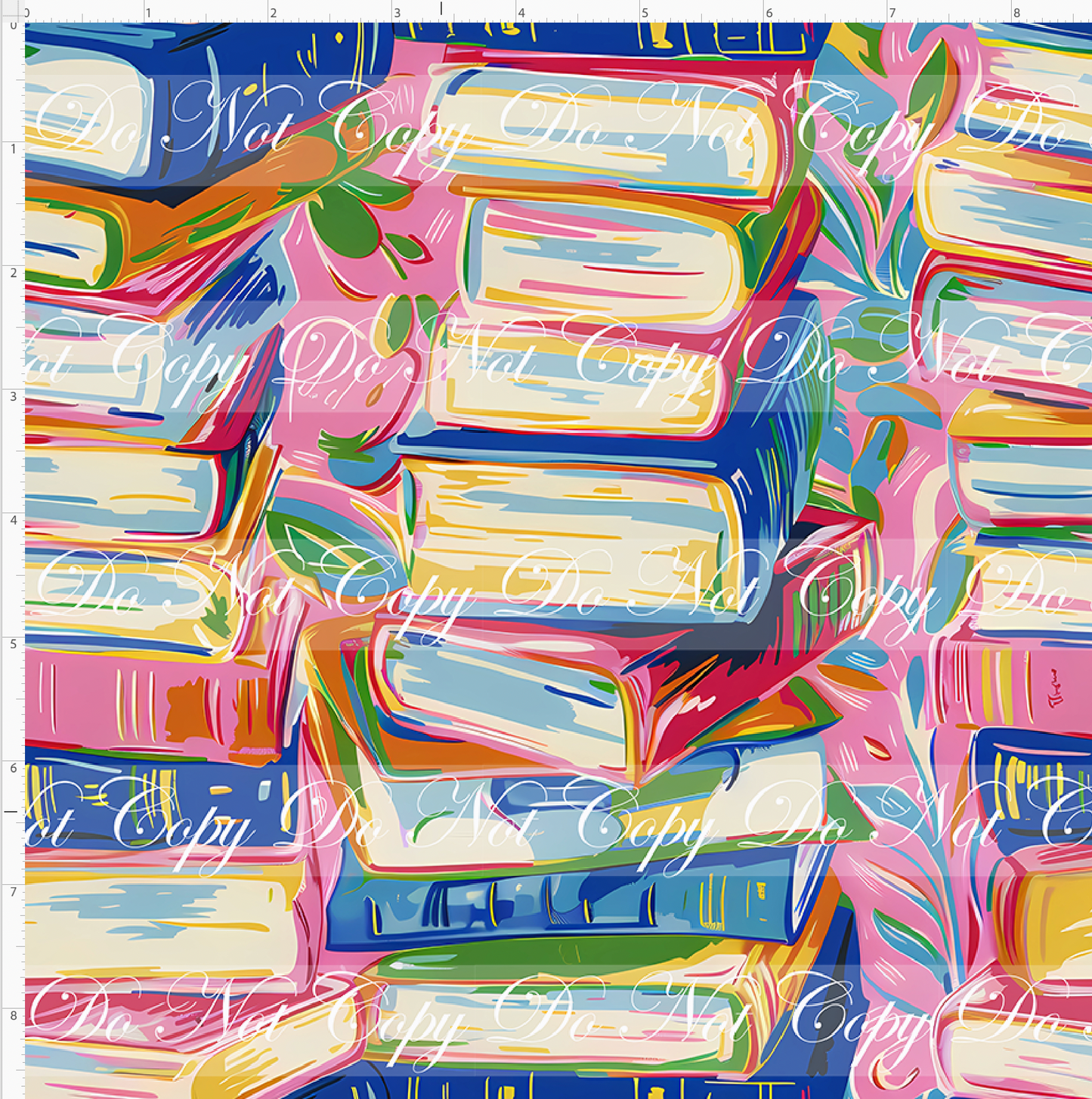 Classroom Chic - Stacked Books - Pink
