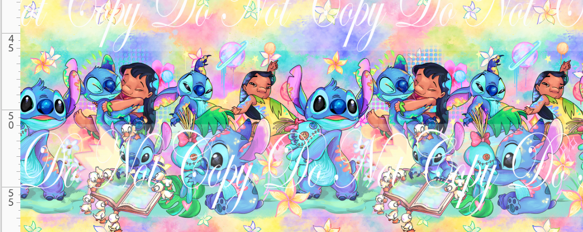 Cosmic 626 - double border - Rainbow