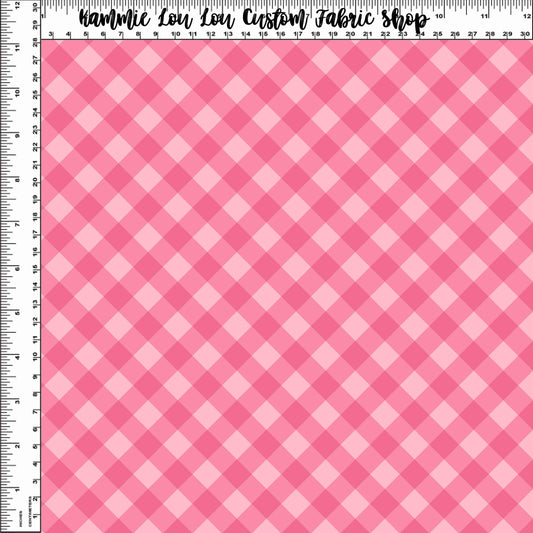 Country Roads - Gingham Pink