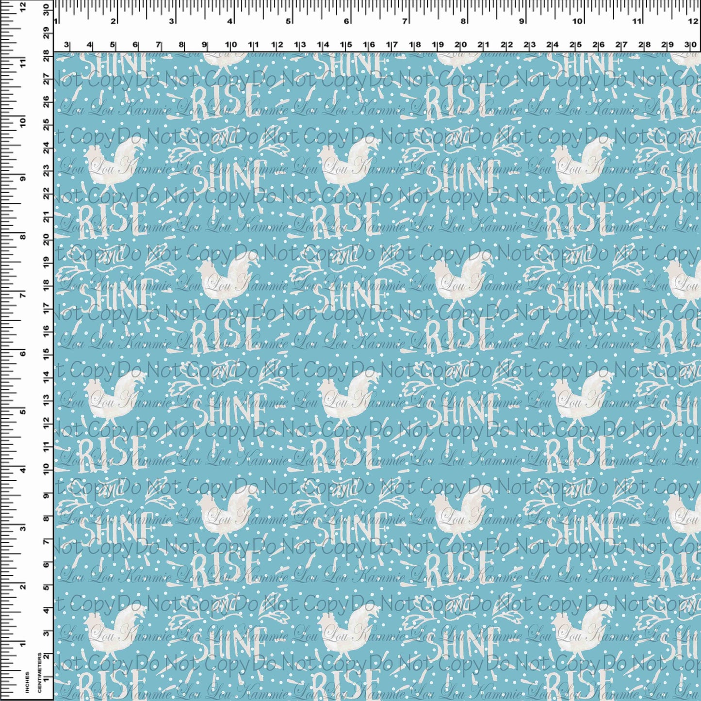 Country Roads - Rise and Shine - Blue and White