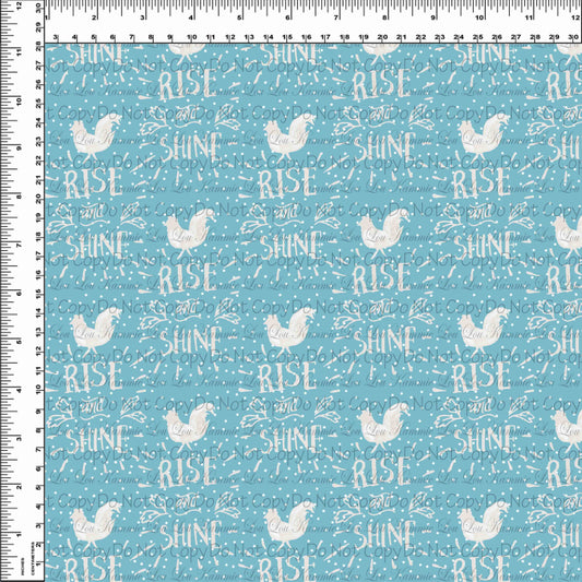 Country Roads - Rise and Shine - Blue and White