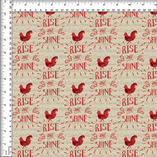 Country Roads - Rise and Shine - Brown and Red