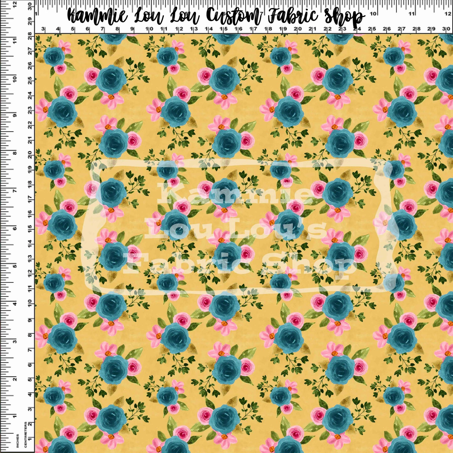Country Roads - Yellow Floral