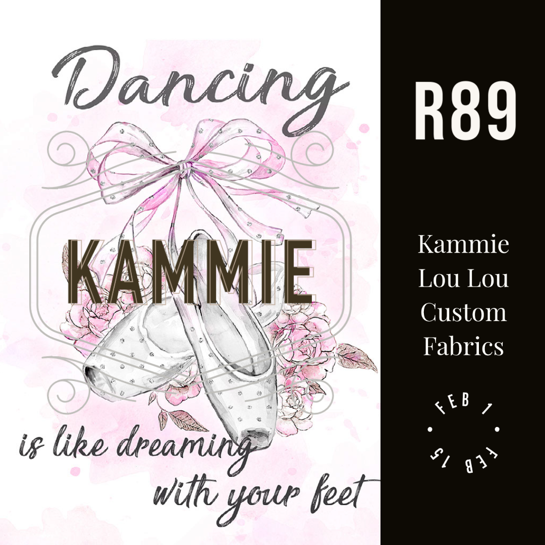 Dancing - Full Size Blanket Panel 58W x 72H