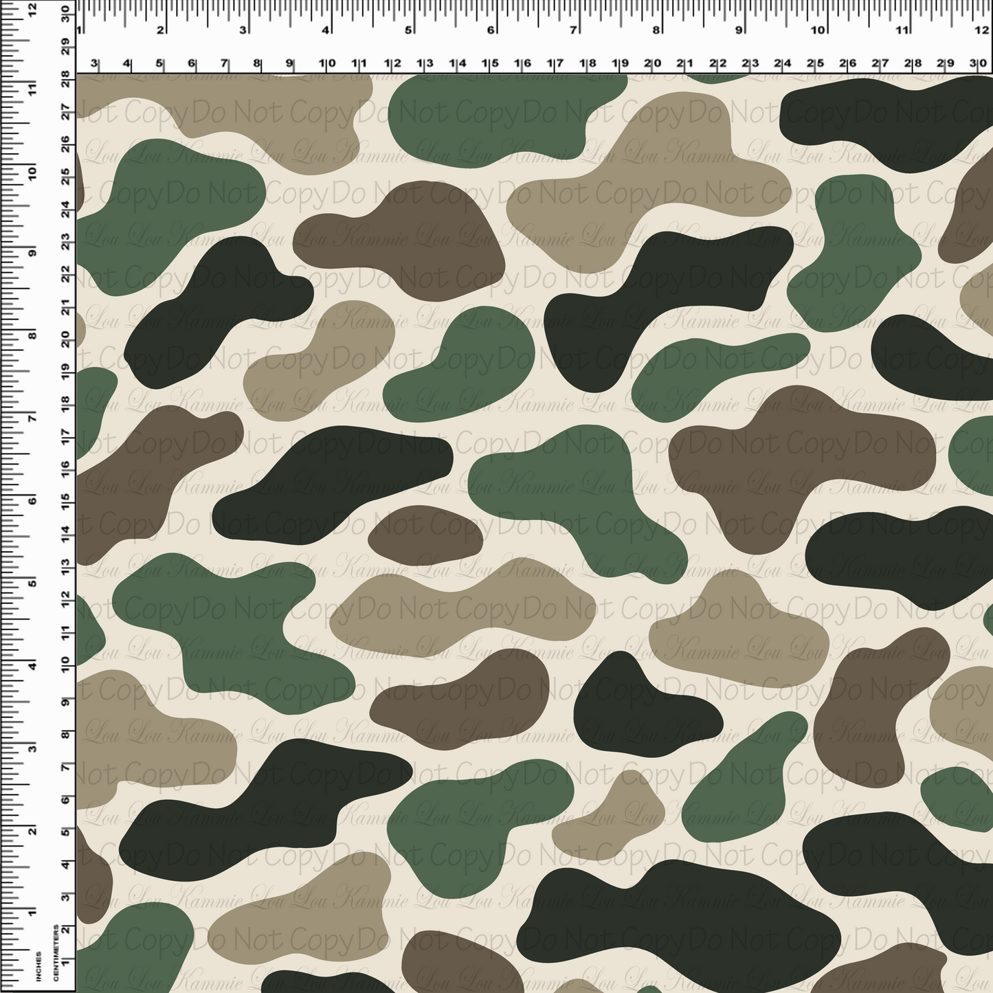 Endless Essentials - CAMOFLAUGE - Plain Duck - Dark Tan & Green