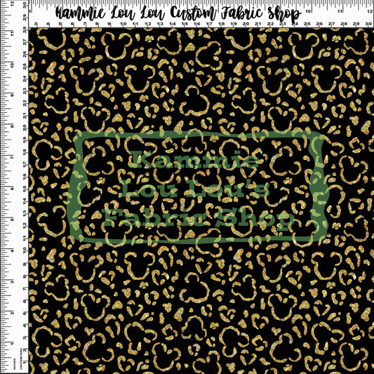 Endless Essentials - Wild Silhouettes - Black with Gold - Small Scale