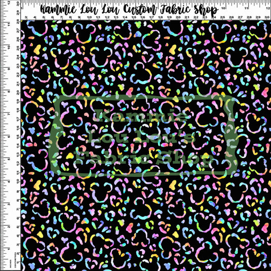 Endless Essentials - Wild Silhouettes - Black with Rainbow - Small Scale