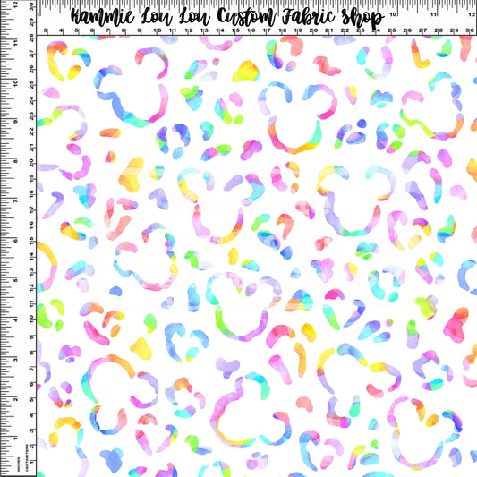 Endless Essentials - Wild Silhouettes - Rainbow on White - Regular Scale