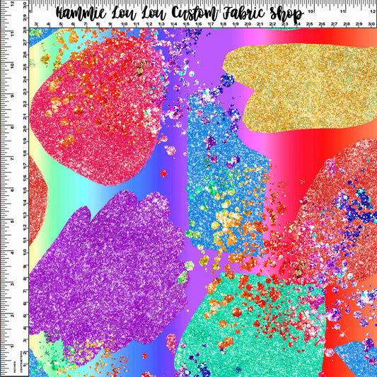 Endless Essentials Color Explosion - Abstract Red Rainbow #1