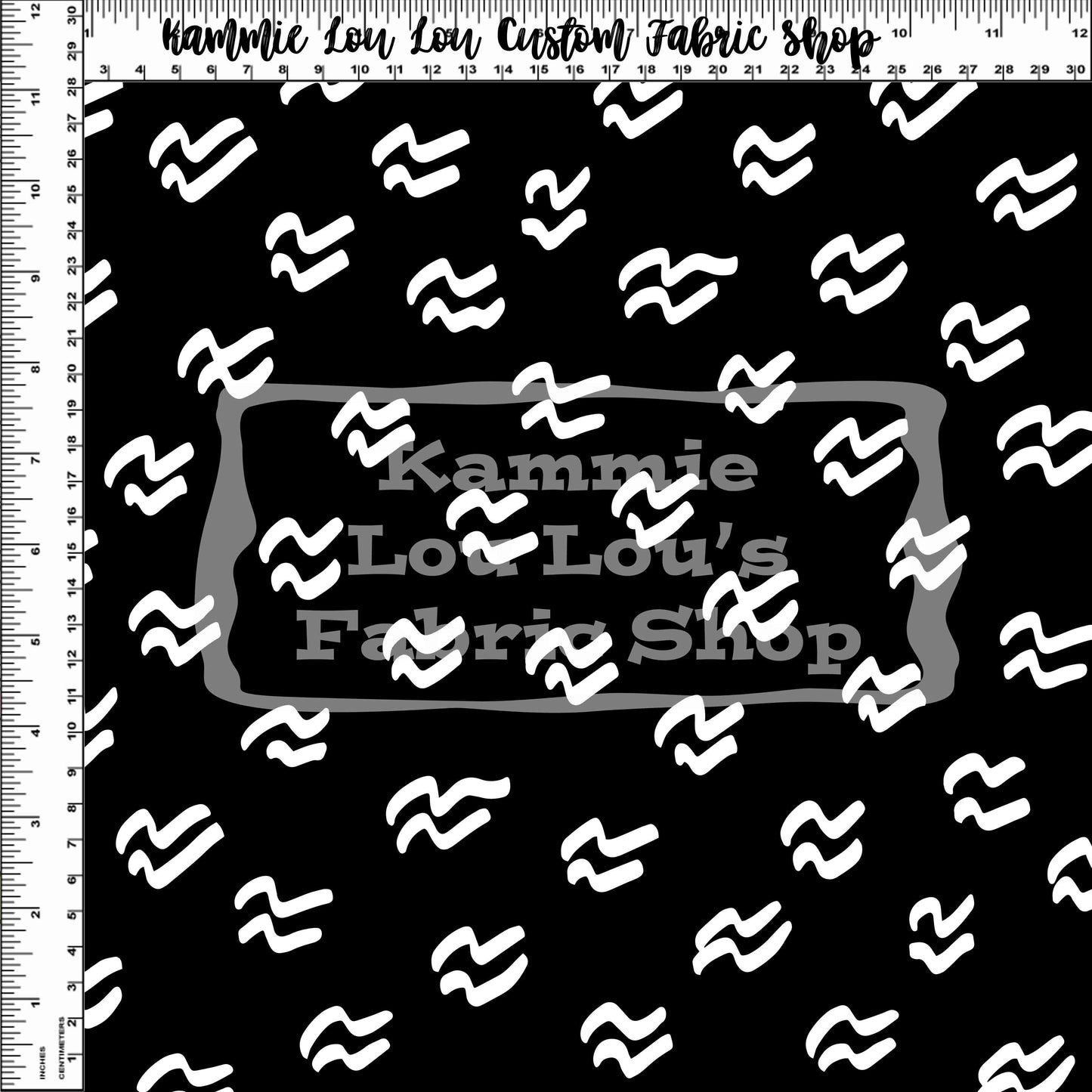 Endless Essentials: Monochrome Madness - BW Short Squiggle