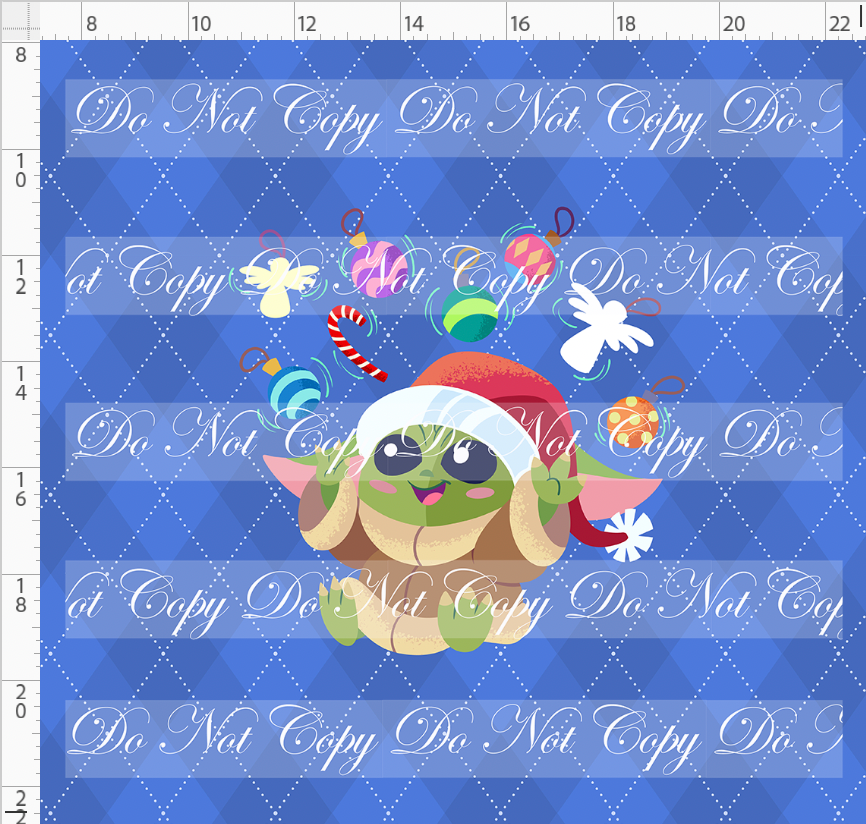 Festive Christmas-Panel-Baby-Cornflower-Adult