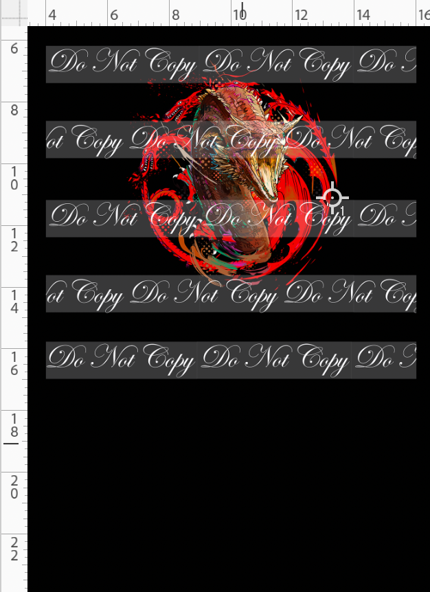 Fire and Blood-Panel-Red Dragon-black-child