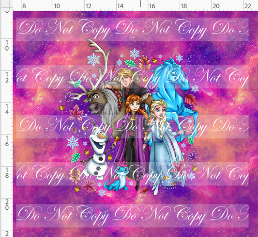 Forever Frozen - panel - autumn colors - group and kids - ADULT