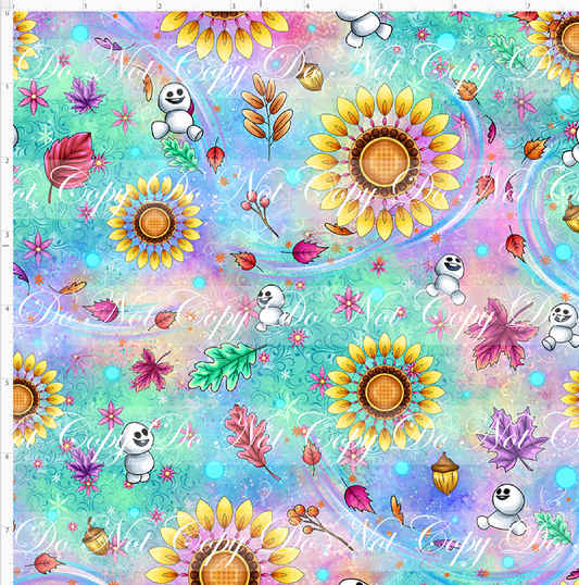 Forever Frozen - sunflower coordinate - SMALL SCALE