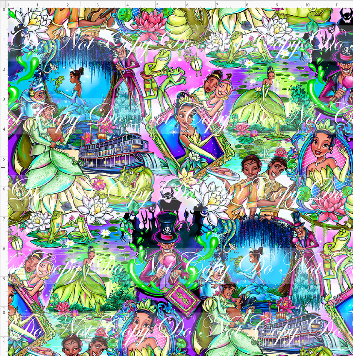 Frogs & Fireflies-Main-Pink-Regular Scale