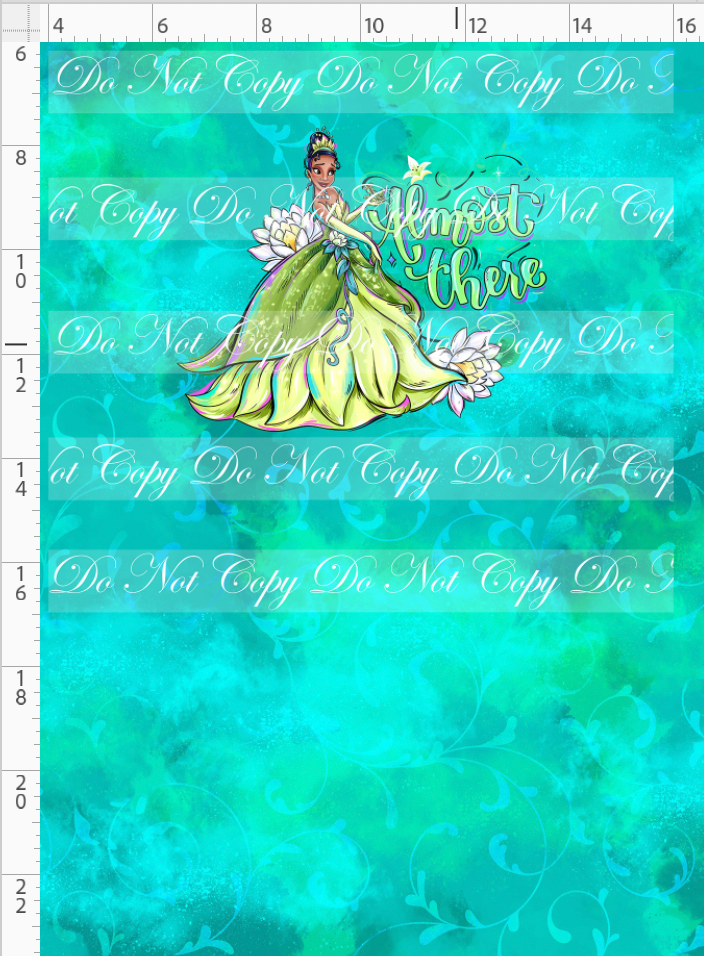 Frogs & Fireflies-Panel for main-teal-princess-child