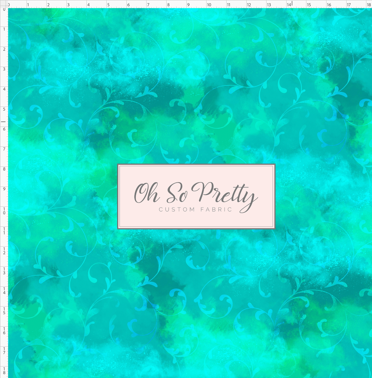 Frogs and Fireflies-Background for Main-Teal