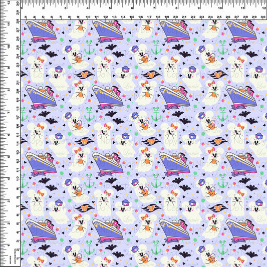 Halloween Cruise - Main Toss - Purple - Small Scale