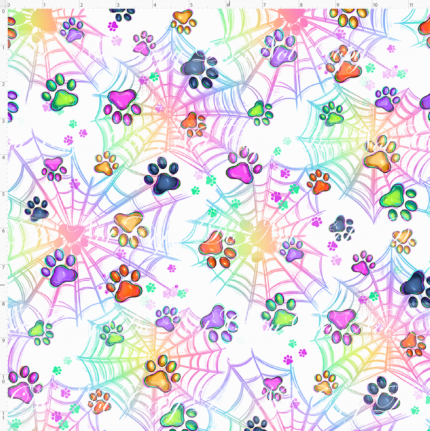 Halloween Heelers-webs-white
