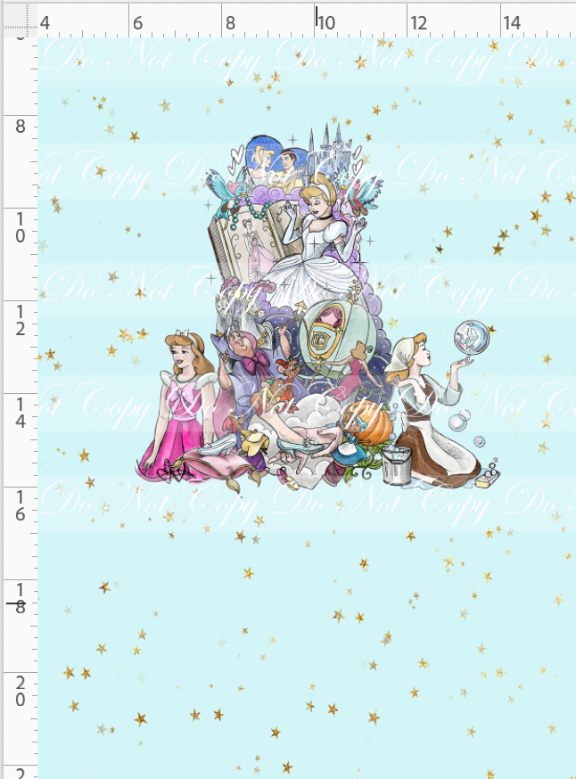 Happily Ever After - Panel #2 - Light Blue - CHILD