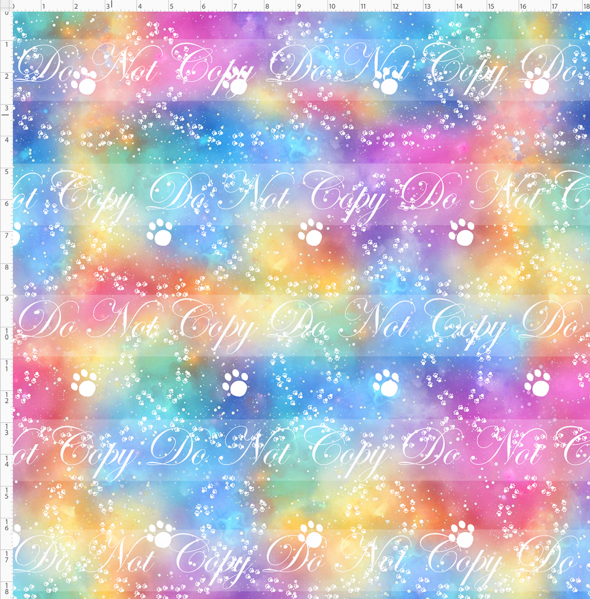 Heeler Hideaway - Background - Bright Rainbow